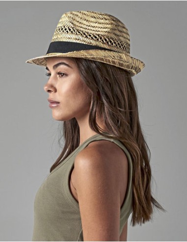 BEE-B730-Straw Summer Trilby